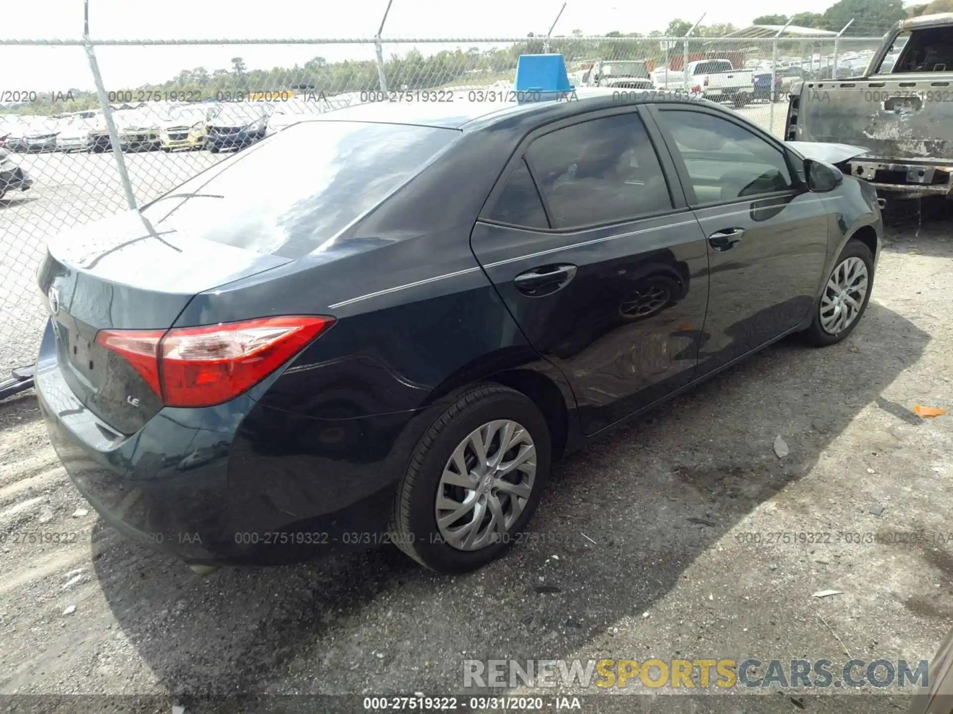 4 Photograph of a damaged car 2T1BURHE5KC150874 TOYOTA COROLLA 2019