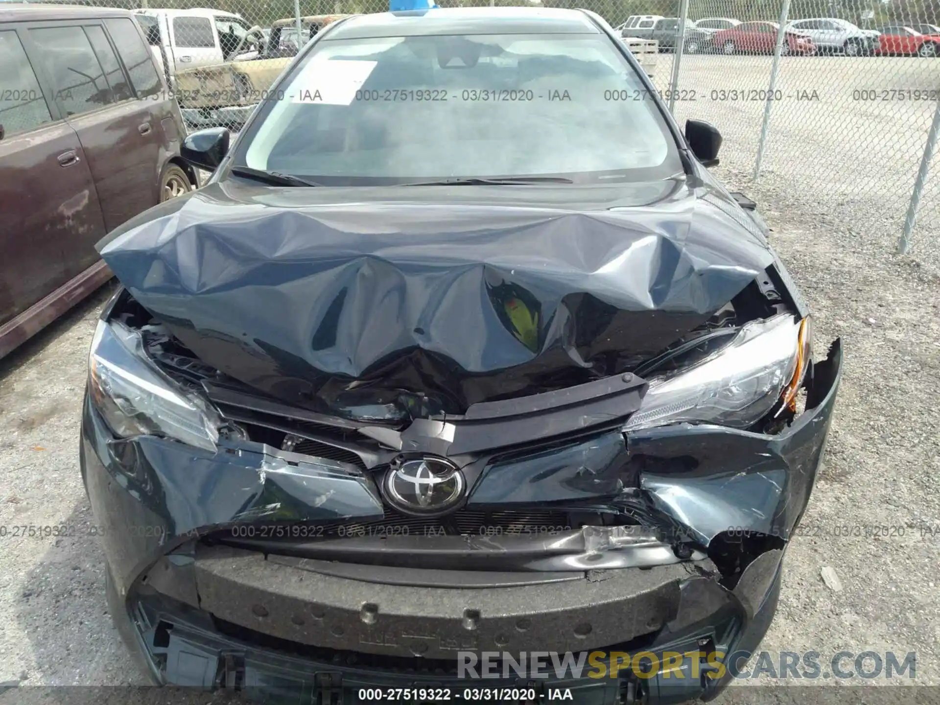 6 Photograph of a damaged car 2T1BURHE5KC150874 TOYOTA COROLLA 2019