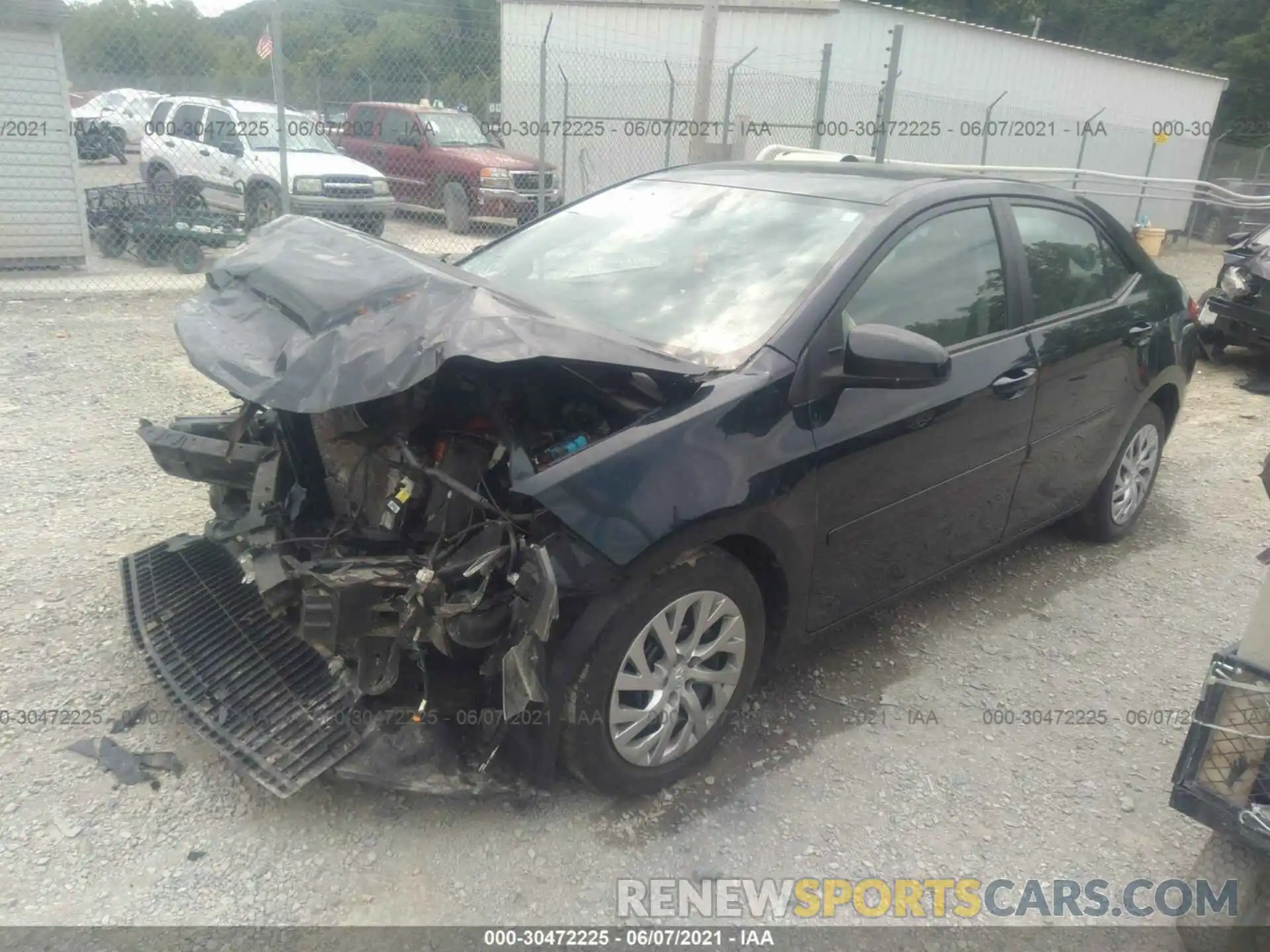 2 Photograph of a damaged car 2T1BURHE5KC150955 TOYOTA COROLLA 2019