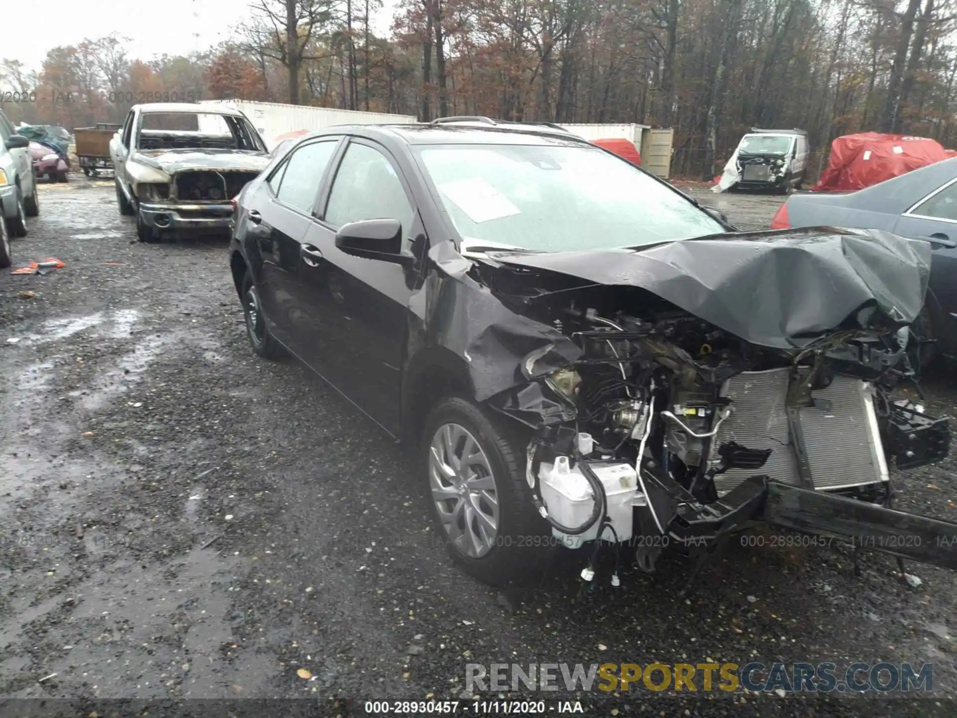 1 Photograph of a damaged car 2T1BURHE5KC152186 TOYOTA COROLLA 2019