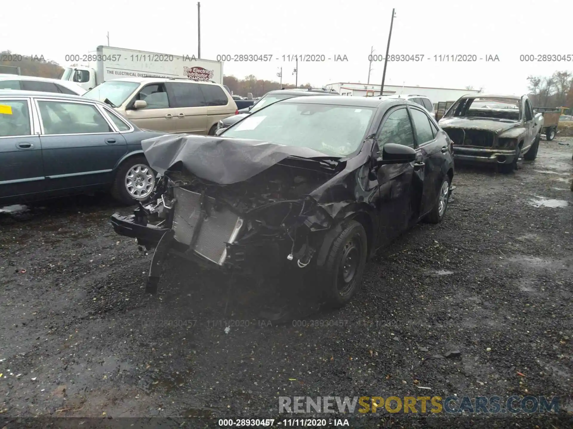 2 Photograph of a damaged car 2T1BURHE5KC152186 TOYOTA COROLLA 2019