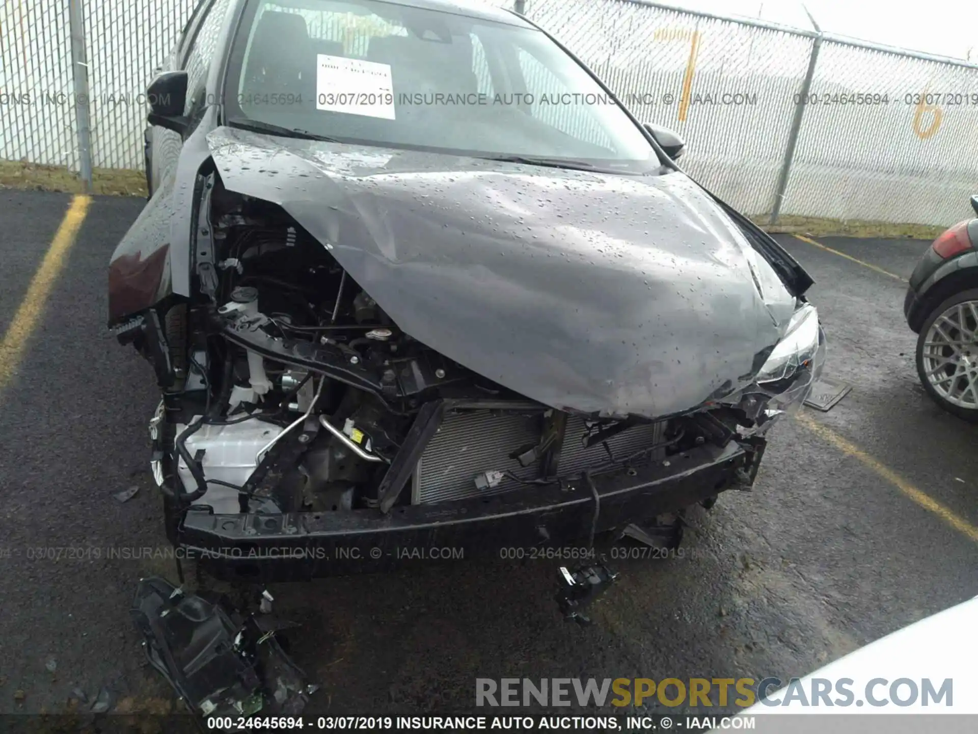 6 Photograph of a damaged car 2T1BURHE5KC153886 TOYOTA COROLLA 2019