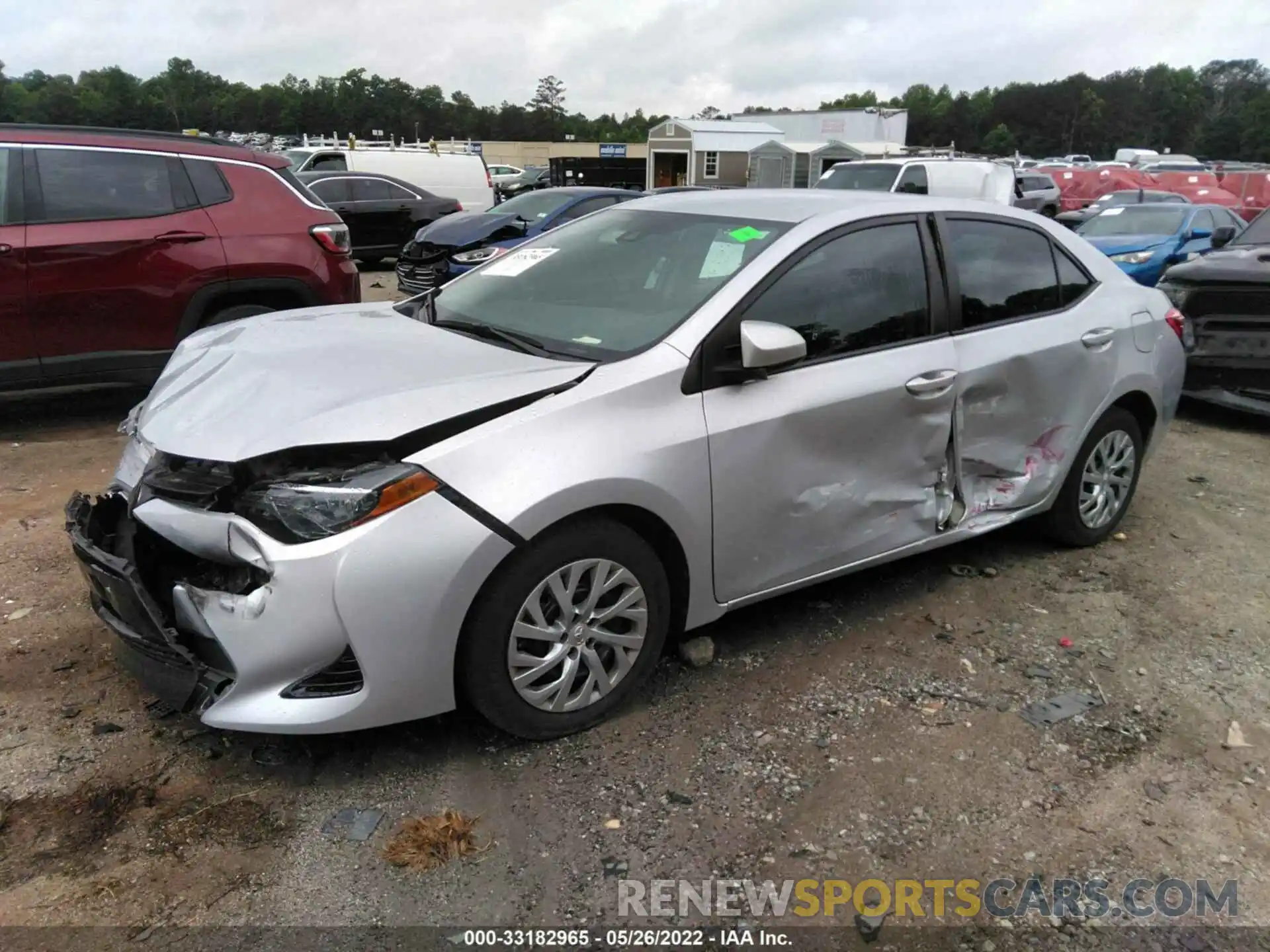 2 Photograph of a damaged car 2T1BURHE5KC154312 TOYOTA COROLLA 2019