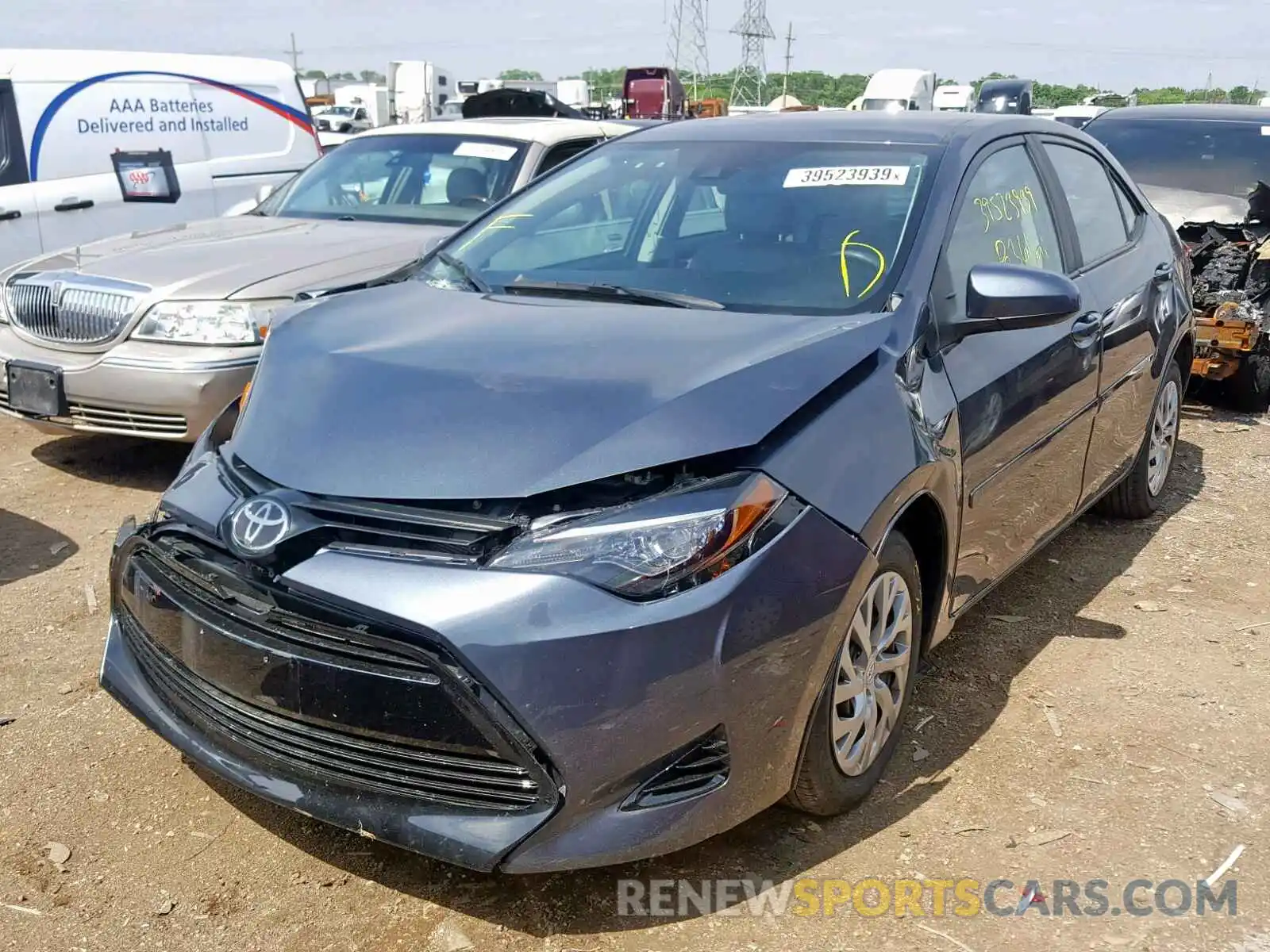 2 Photograph of a damaged car 2T1BURHE5KC154620 TOYOTA COROLLA 2019