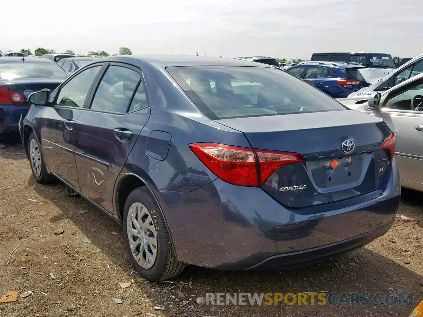 3 Photograph of a damaged car 2T1BURHE5KC154620 TOYOTA COROLLA 2019