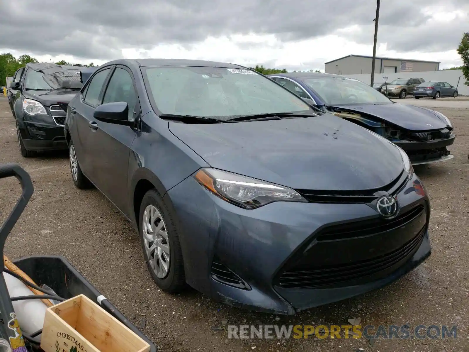 1 Photograph of a damaged car 2T1BURHE5KC155203 TOYOTA COROLLA 2019