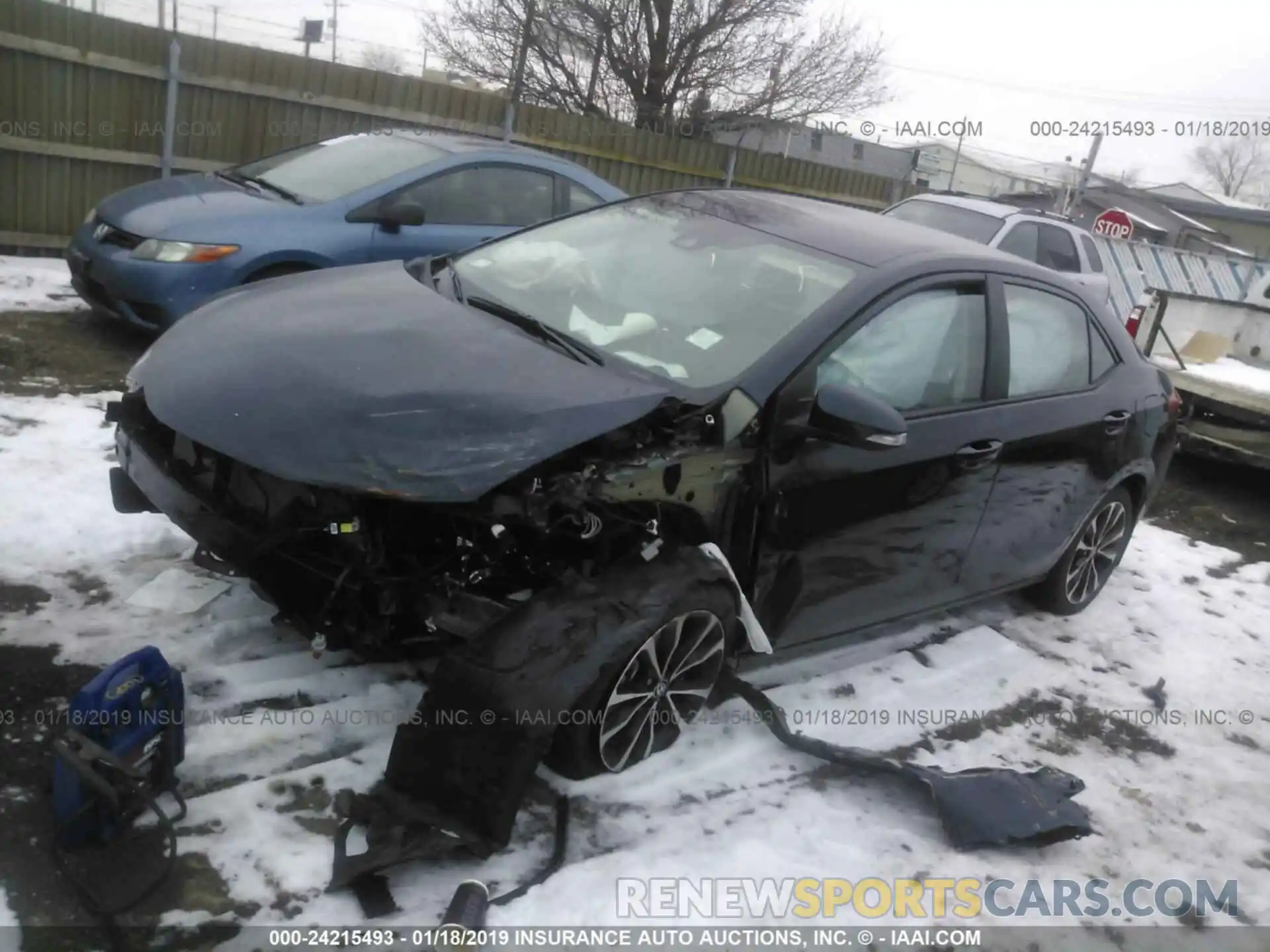 2 Photograph of a damaged car 2T1BURHE5KC155749 TOYOTA COROLLA 2019