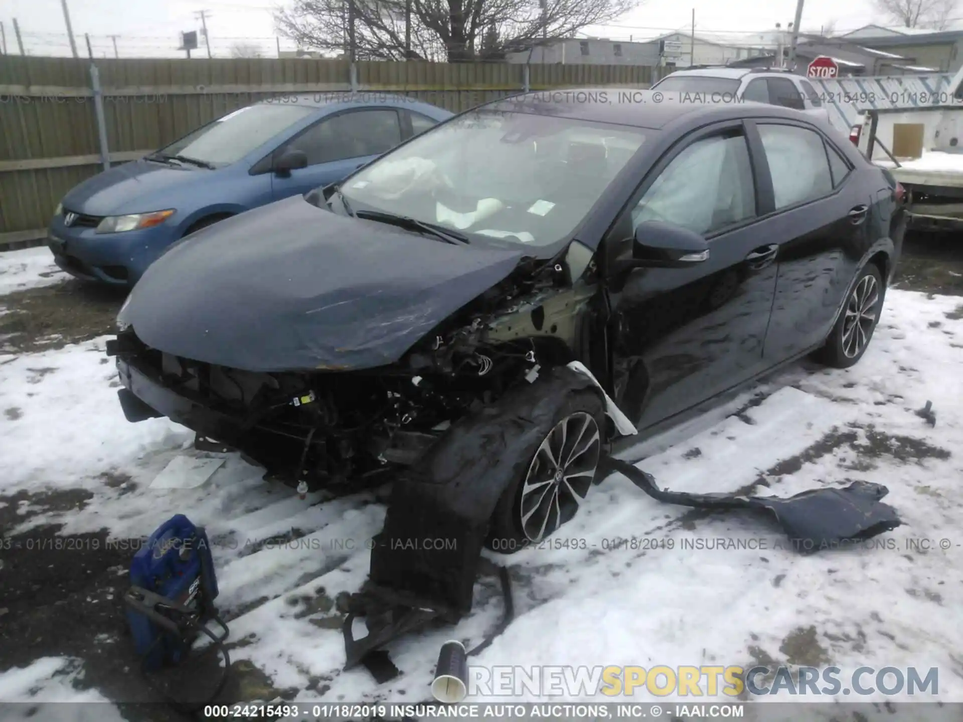 6 Photograph of a damaged car 2T1BURHE5KC155749 TOYOTA COROLLA 2019