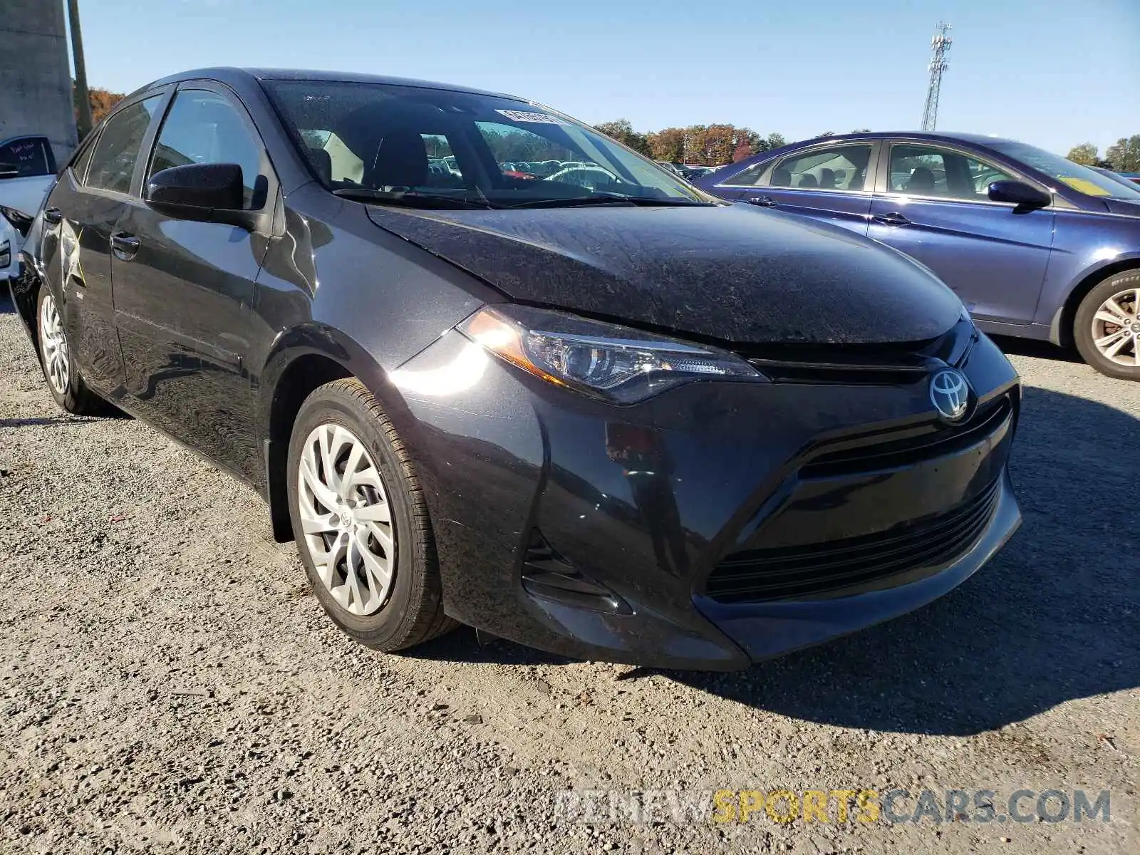 1 Photograph of a damaged car 2T1BURHE5KC156464 TOYOTA COROLLA 2019