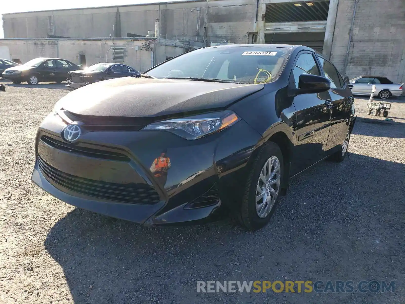 2 Photograph of a damaged car 2T1BURHE5KC156464 TOYOTA COROLLA 2019