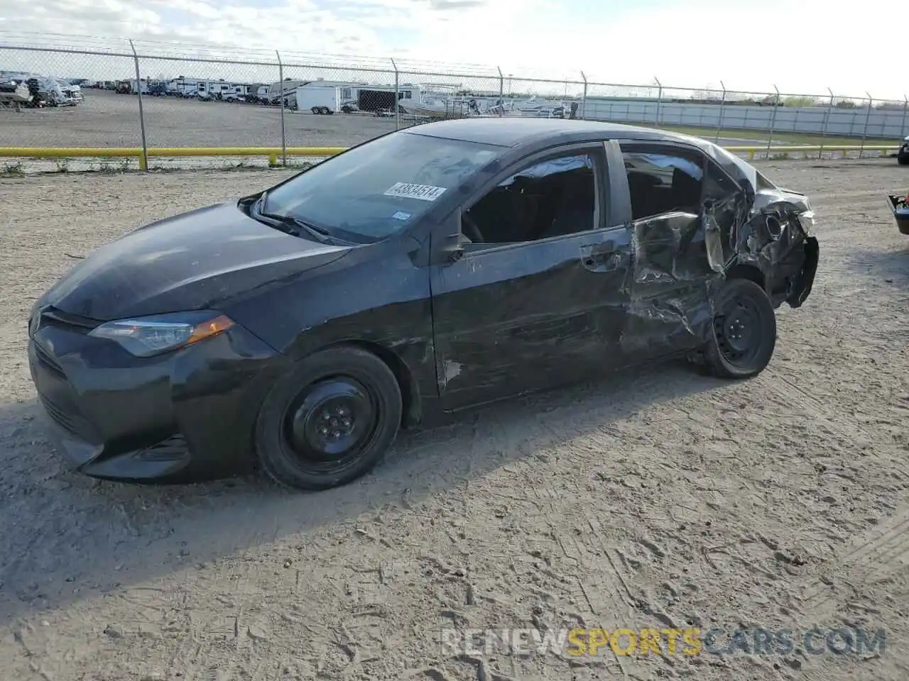 1 Photograph of a damaged car 2T1BURHE5KC156951 TOYOTA COROLLA 2019