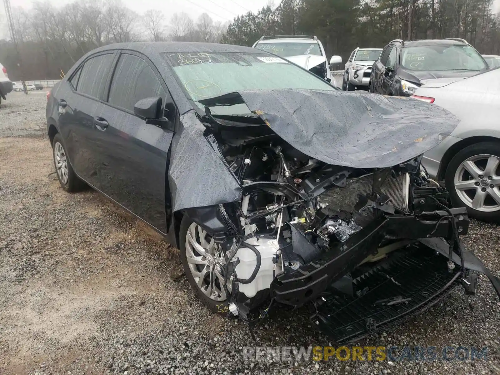 1 Photograph of a damaged car 2T1BURHE5KC157534 TOYOTA COROLLA 2019