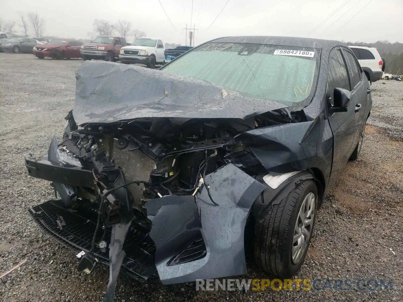 2 Photograph of a damaged car 2T1BURHE5KC157534 TOYOTA COROLLA 2019