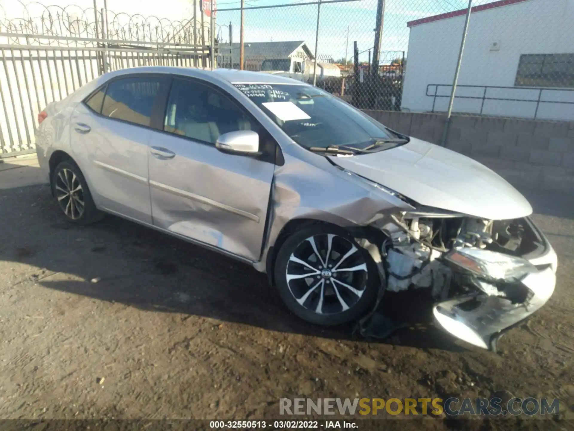 1 Photograph of a damaged car 2T1BURHE5KC157663 TOYOTA COROLLA 2019