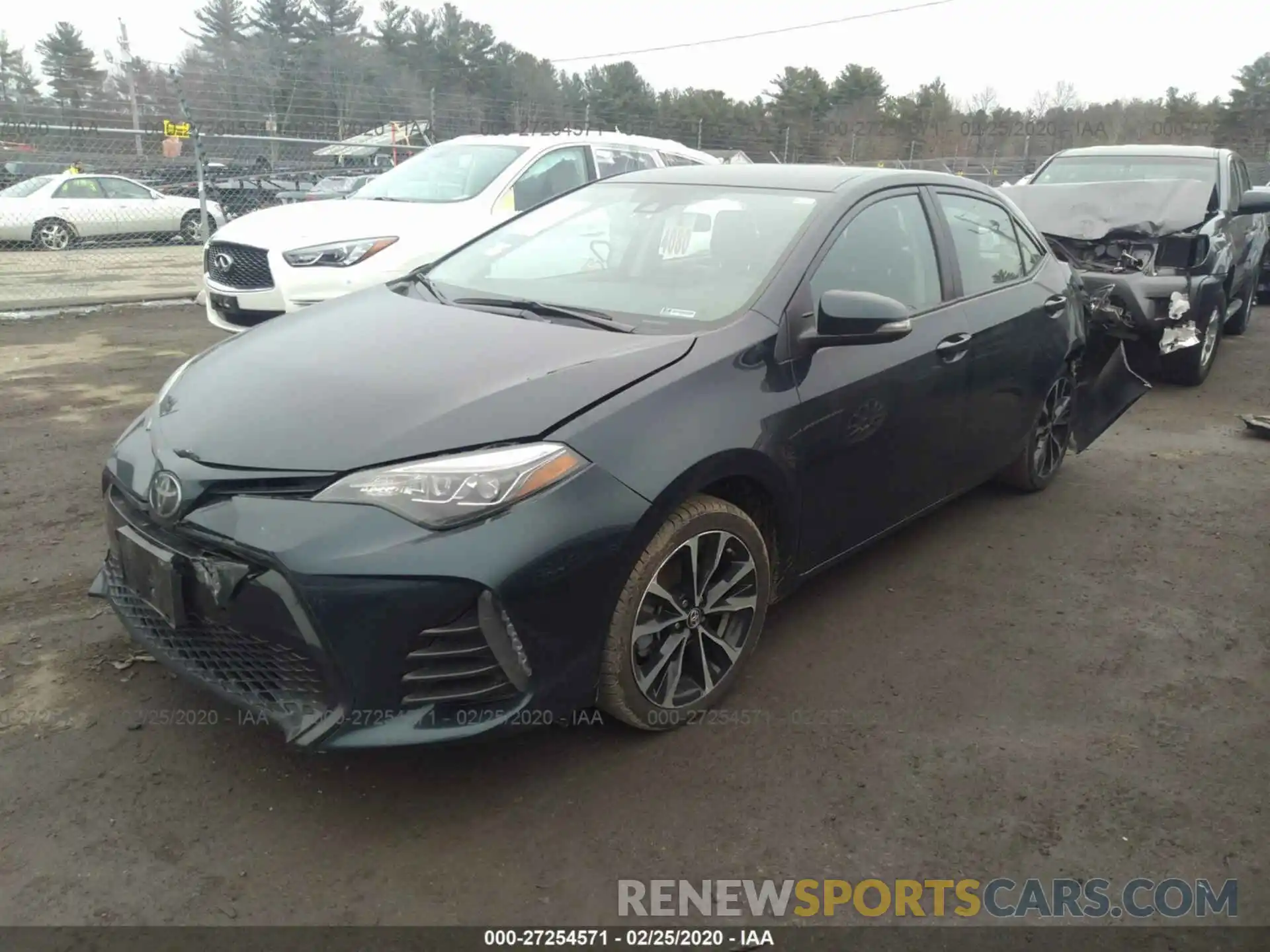 2 Photograph of a damaged car 2T1BURHE5KC157968 TOYOTA COROLLA 2019