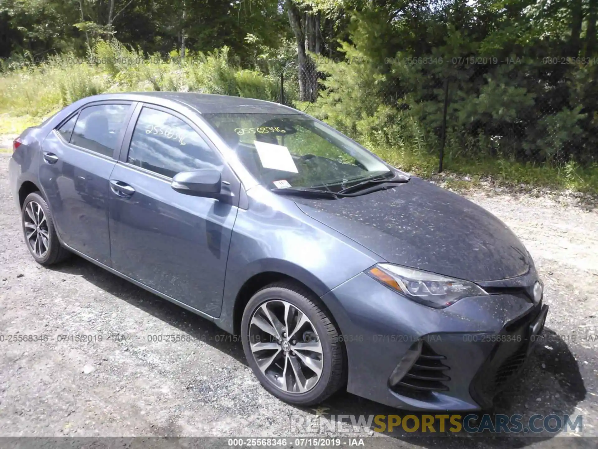 1 Photograph of a damaged car 2T1BURHE5KC158005 TOYOTA COROLLA 2019