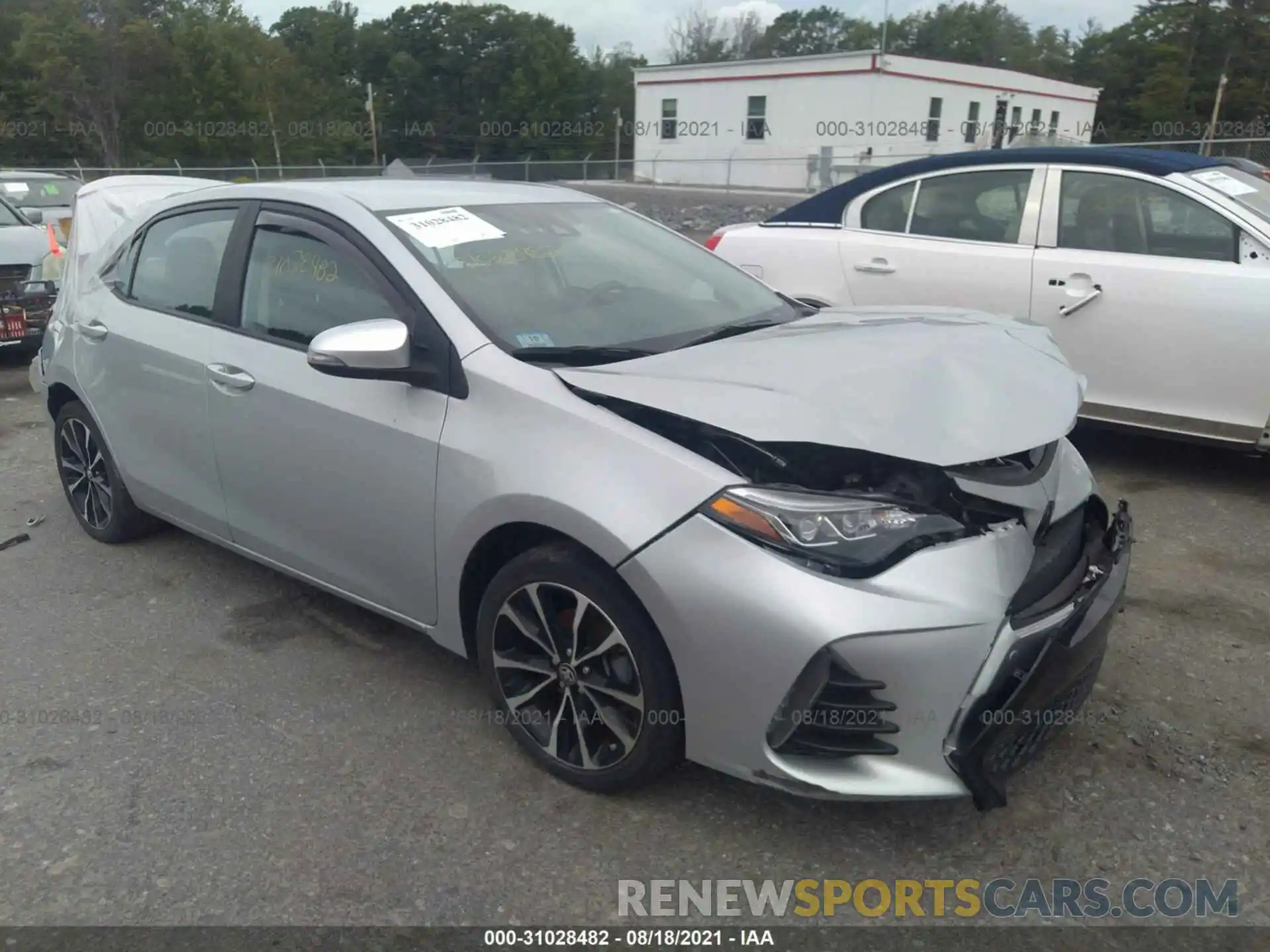 1 Photograph of a damaged car 2T1BURHE5KC158022 TOYOTA COROLLA 2019