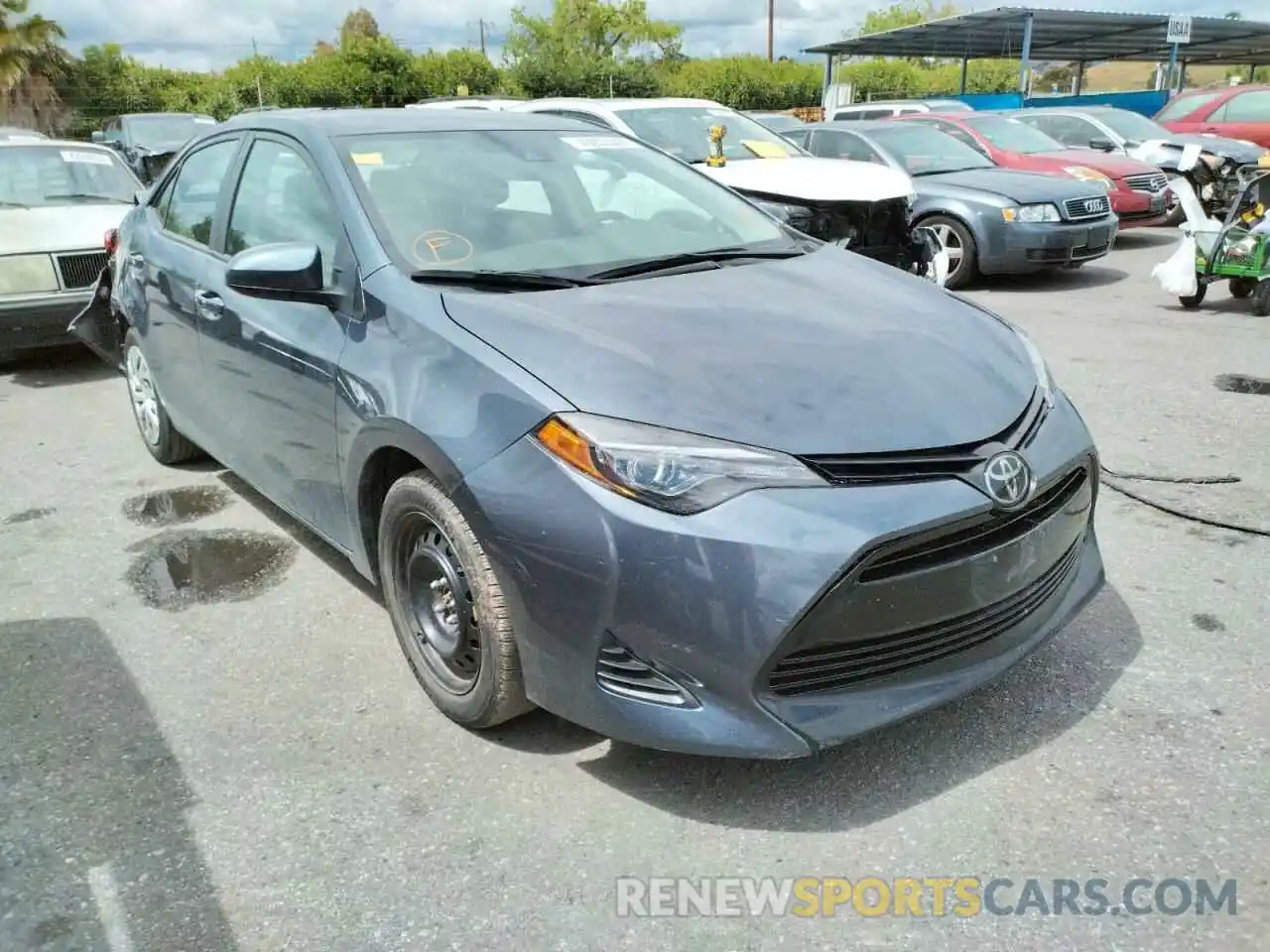 1 Photograph of a damaged car 2T1BURHE5KC158537 TOYOTA COROLLA 2019