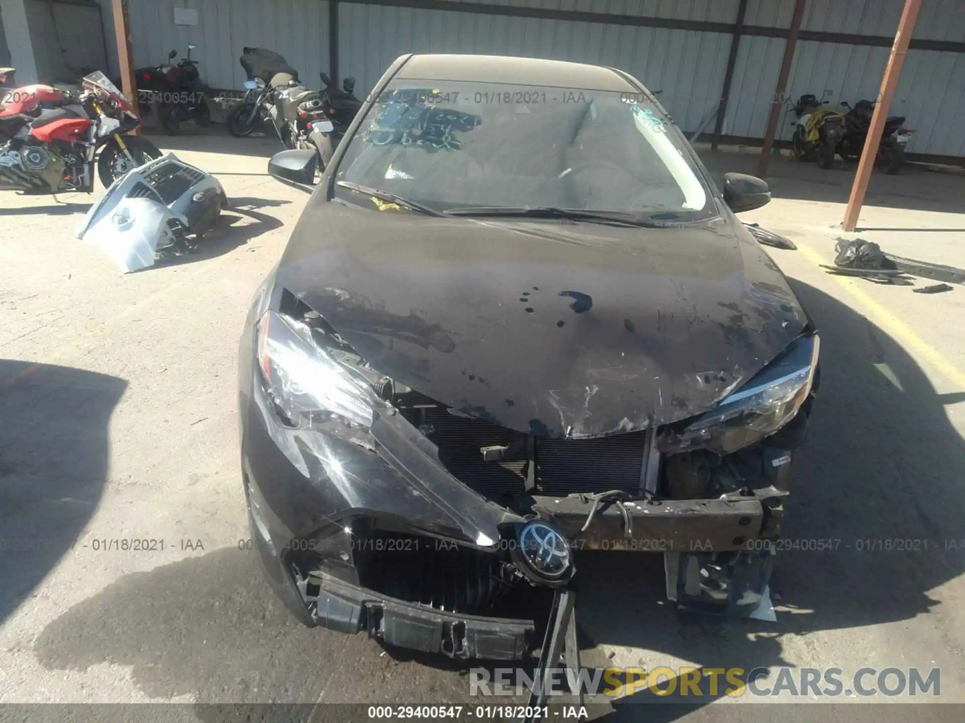 6 Photograph of a damaged car 2T1BURHE5KC159350 TOYOTA COROLLA 2019