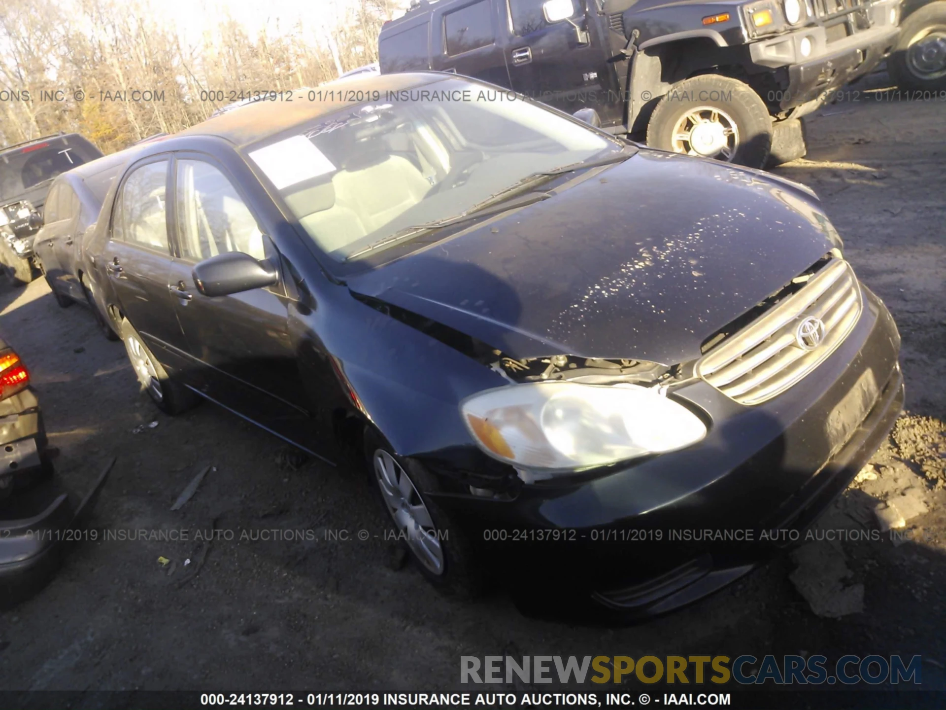 1 Photograph of a damaged car 2T1BURHE5KC159851 TOYOTA COROLLA 2019