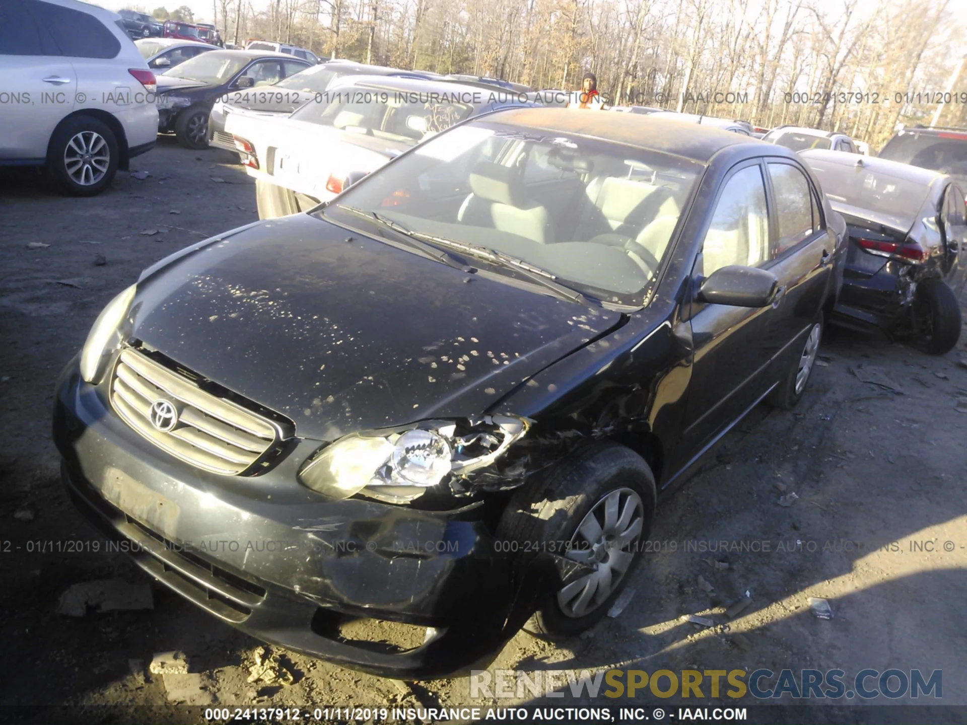 2 Photograph of a damaged car 2T1BURHE5KC159851 TOYOTA COROLLA 2019