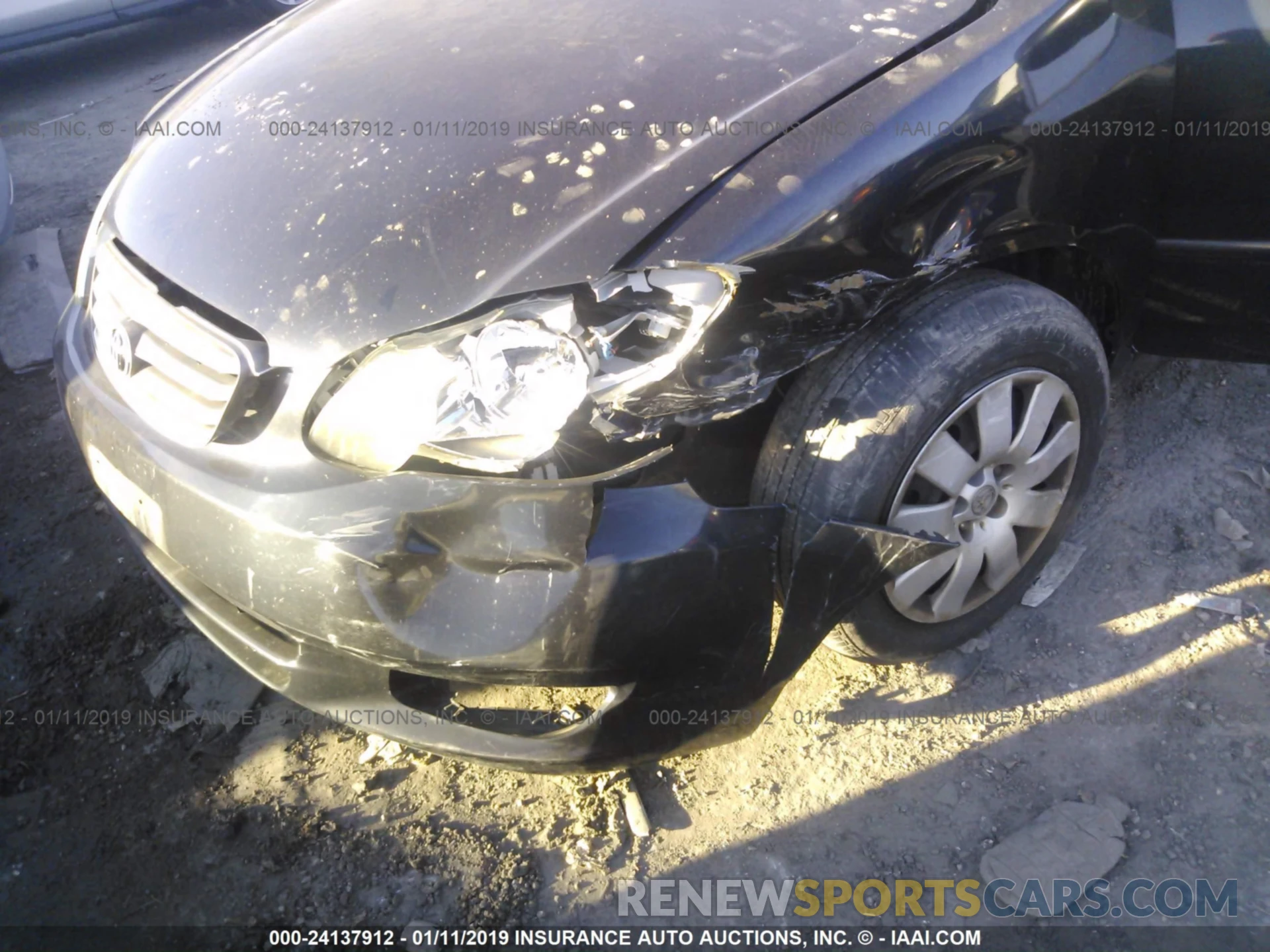 6 Photograph of a damaged car 2T1BURHE5KC159851 TOYOTA COROLLA 2019