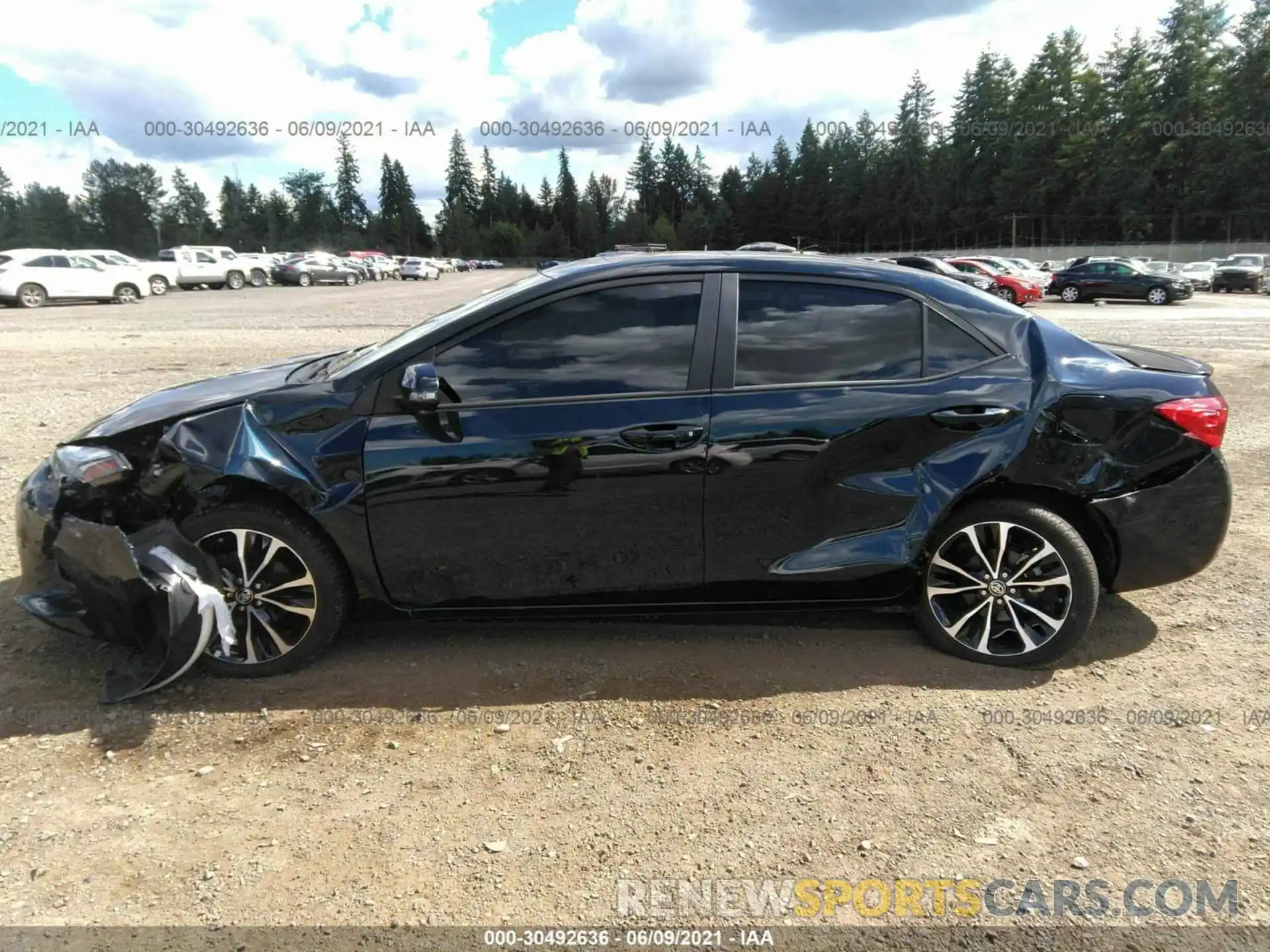 6 Фотография поврежденного автомобиля 2T1BURHE5KC159865 TOYOTA COROLLA 2019