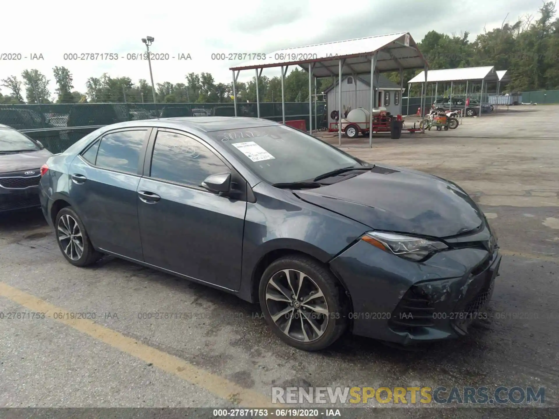 1 Photograph of a damaged car 2T1BURHE5KC160403 TOYOTA COROLLA 2019