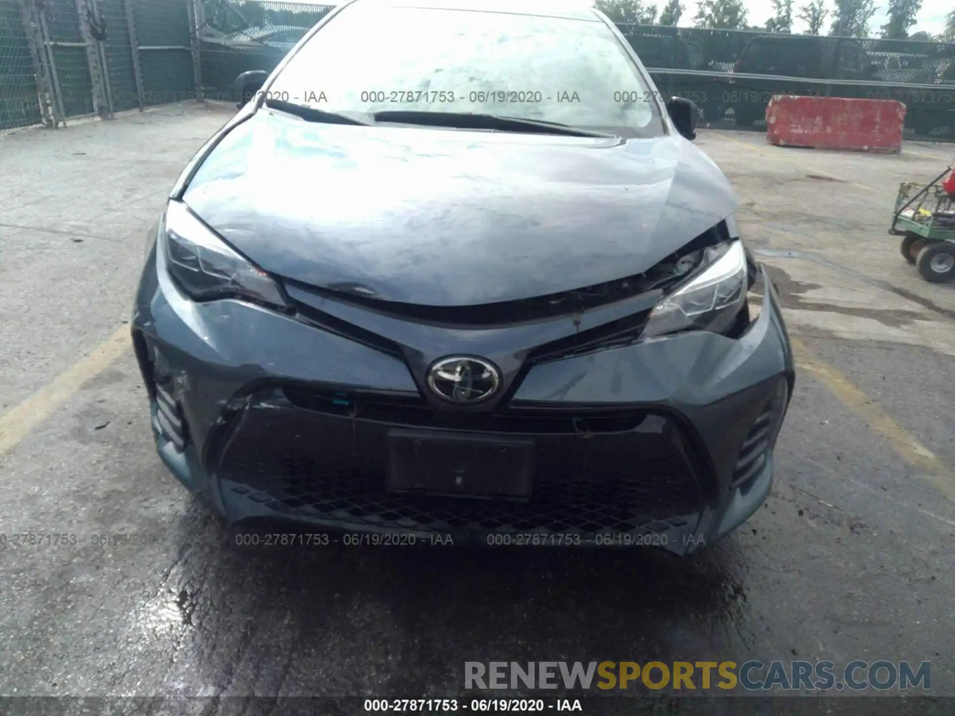 6 Photograph of a damaged car 2T1BURHE5KC160403 TOYOTA COROLLA 2019