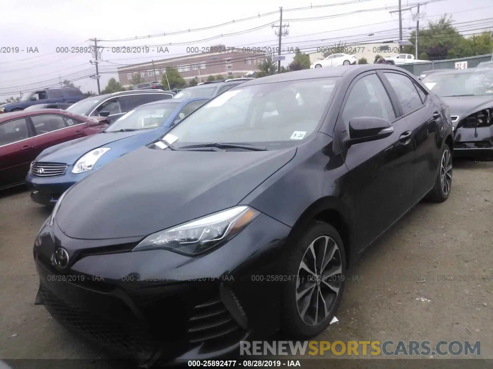 2 Photograph of a damaged car 2T1BURHE5KC160482 TOYOTA COROLLA 2019