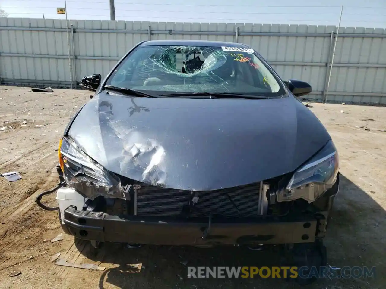 9 Photograph of a damaged car 2T1BURHE5KC160885 TOYOTA COROLLA 2019