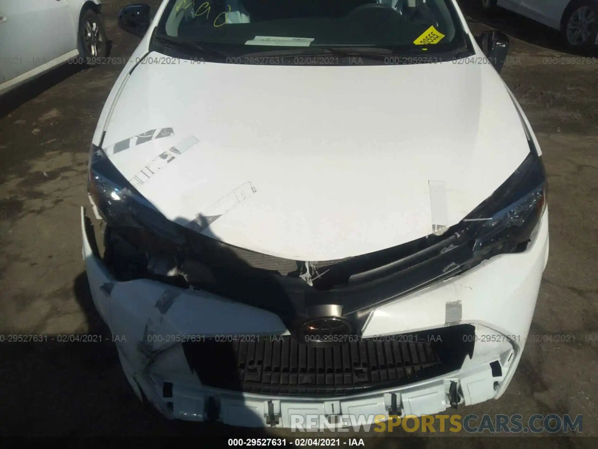 6 Photograph of a damaged car 2T1BURHE5KC161163 TOYOTA COROLLA 2019