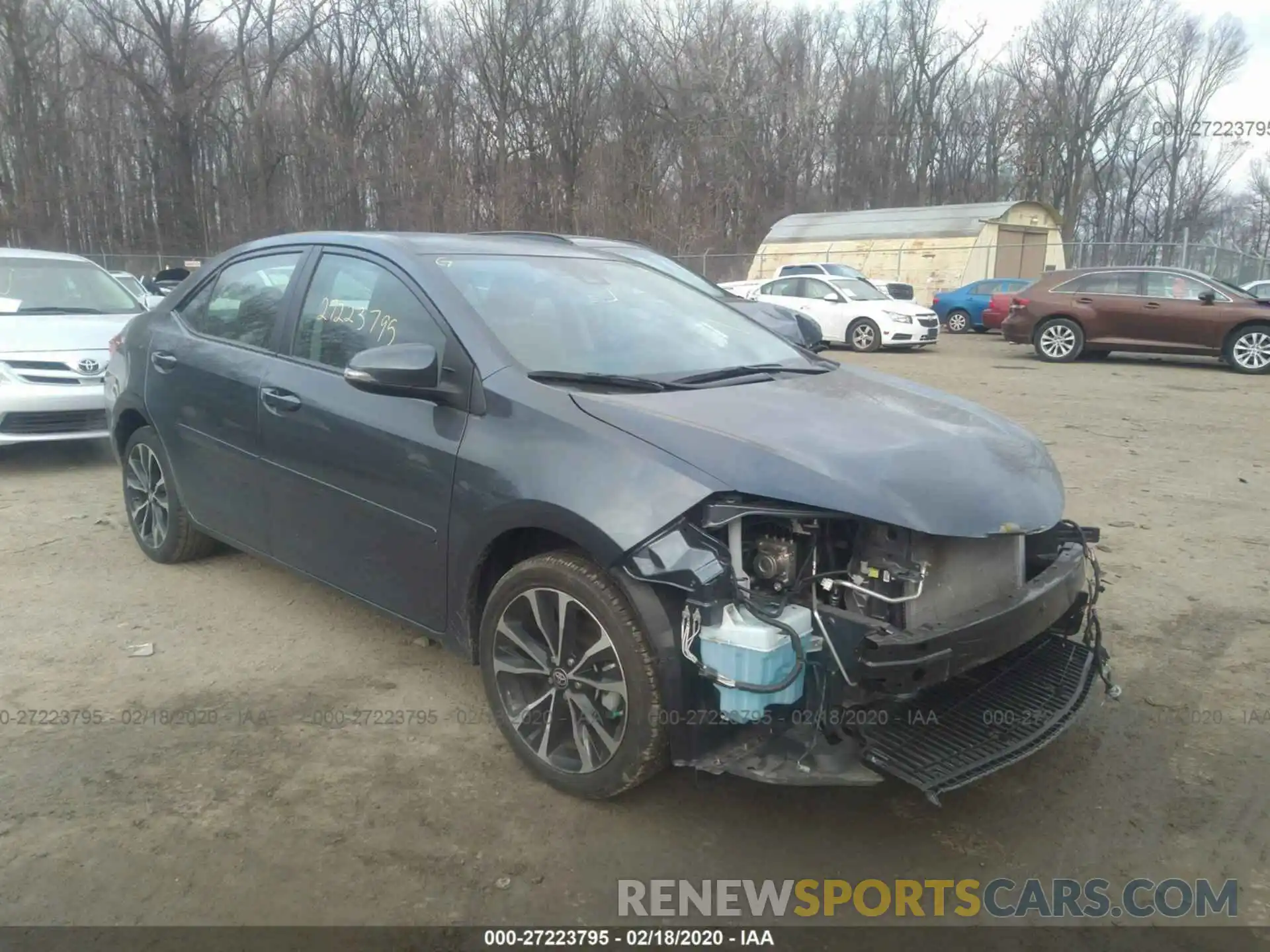 1 Photograph of a damaged car 2T1BURHE5KC161325 TOYOTA COROLLA 2019