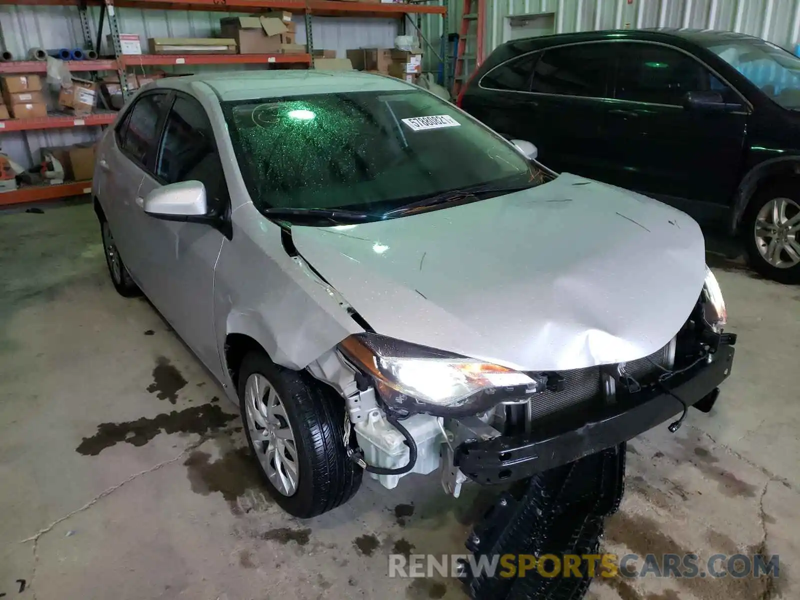 1 Photograph of a damaged car 2T1BURHE5KC161440 TOYOTA COROLLA 2019