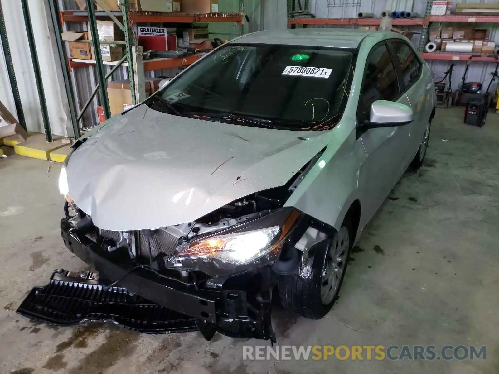 2 Photograph of a damaged car 2T1BURHE5KC161440 TOYOTA COROLLA 2019