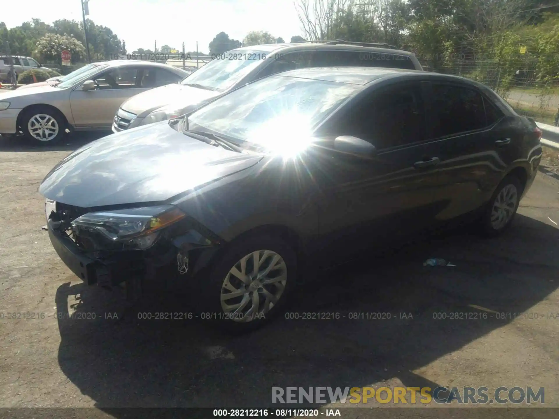 2 Photograph of a damaged car 2T1BURHE5KC161518 TOYOTA COROLLA 2019