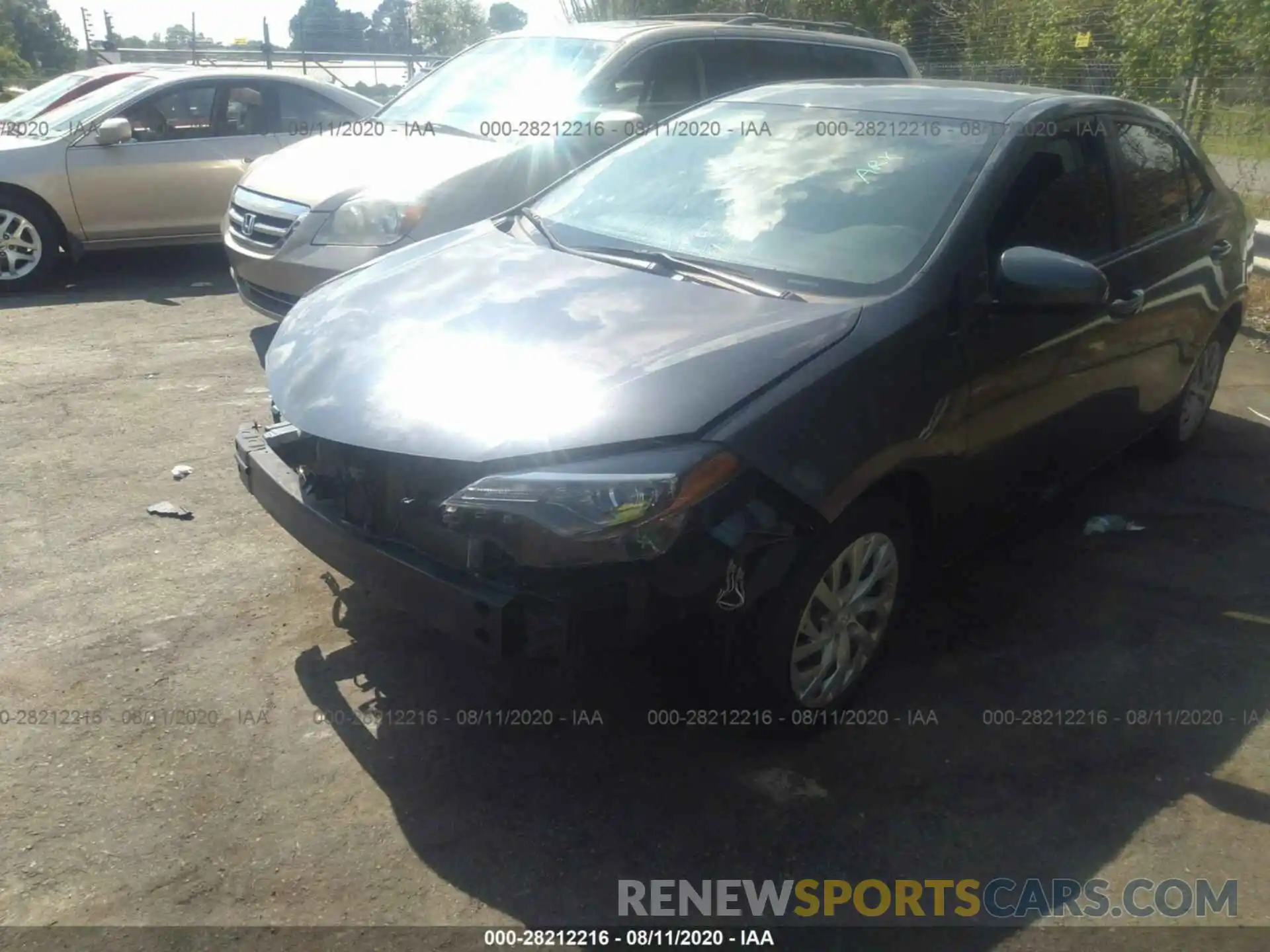 6 Photograph of a damaged car 2T1BURHE5KC161518 TOYOTA COROLLA 2019