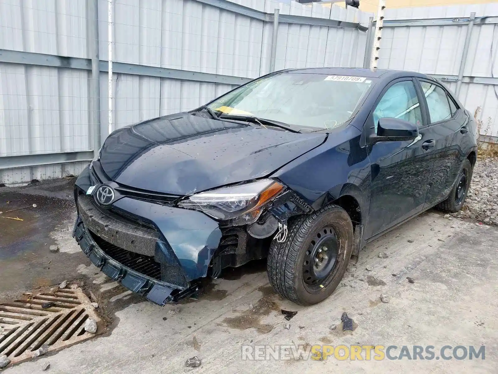 2 Photograph of a damaged car 2T1BURHE5KC161910 TOYOTA COROLLA 2019