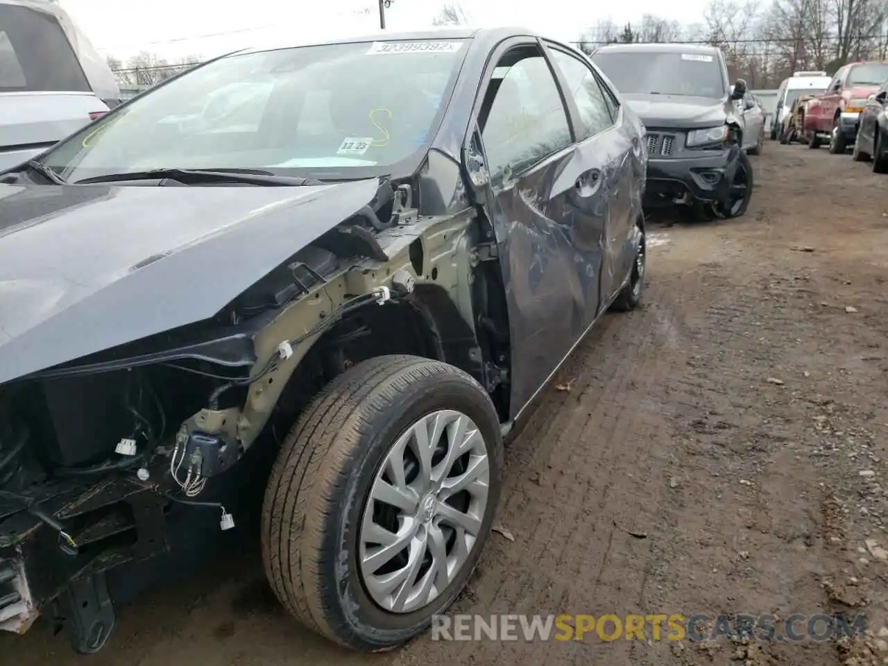 10 Photograph of a damaged car 2T1BURHE5KC162006 TOYOTA COROLLA 2019