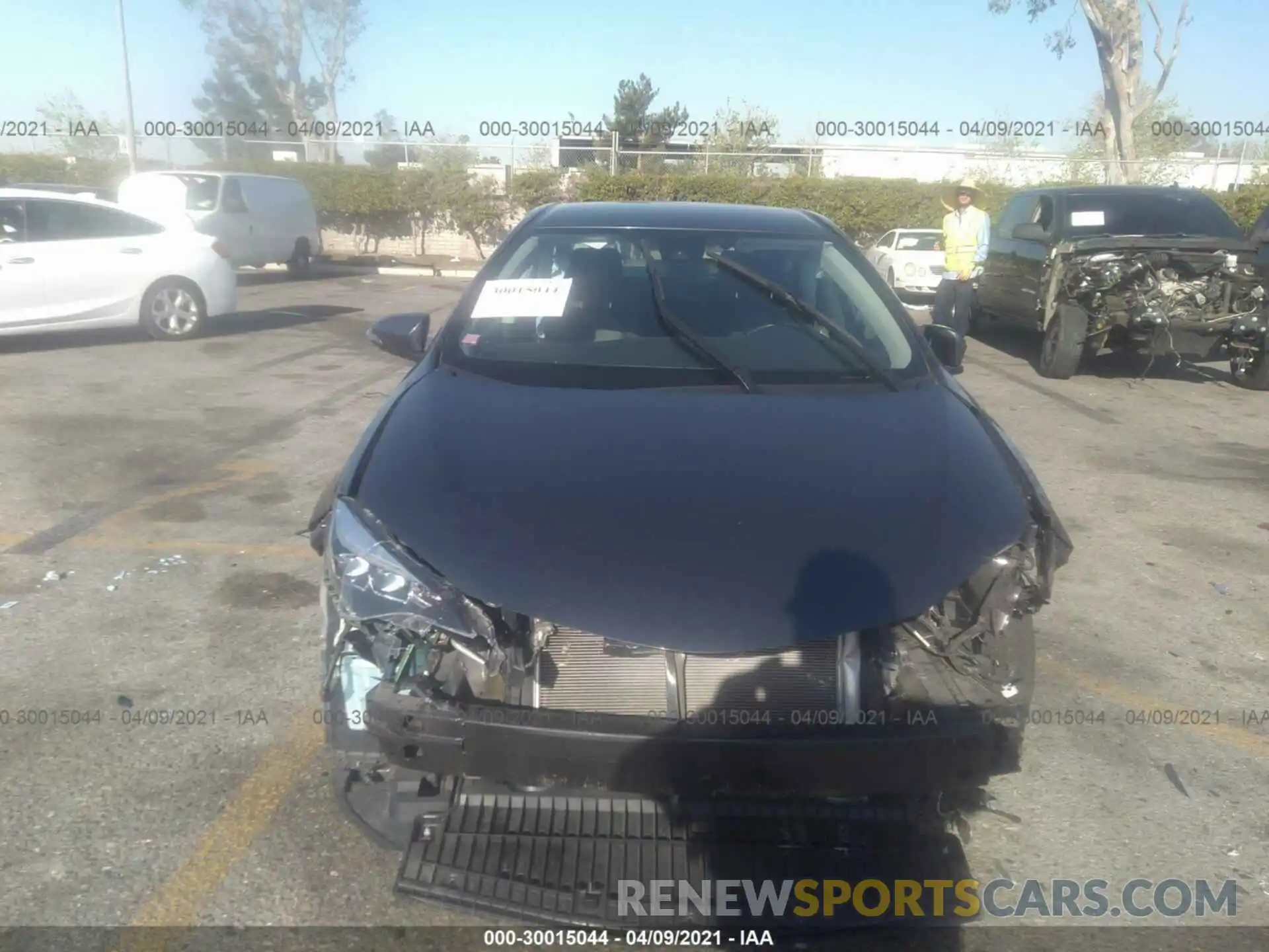 6 Photograph of a damaged car 2T1BURHE5KC162314 TOYOTA COROLLA 2019