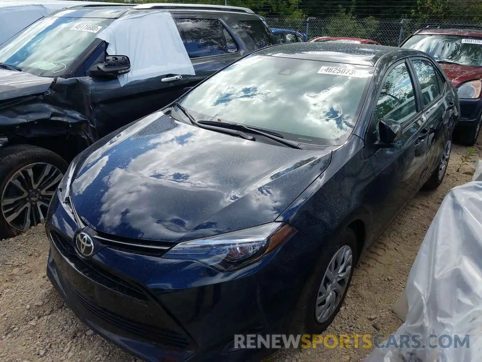 2 Photograph of a damaged car 2T1BURHE5KC163883 TOYOTA COROLLA 2019