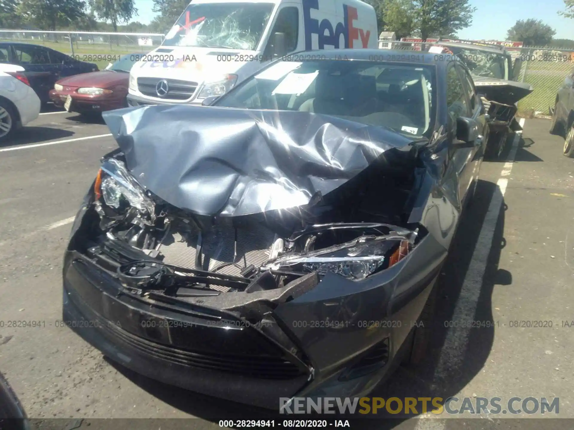 6 Photograph of a damaged car 2T1BURHE5KC165102 TOYOTA COROLLA 2019