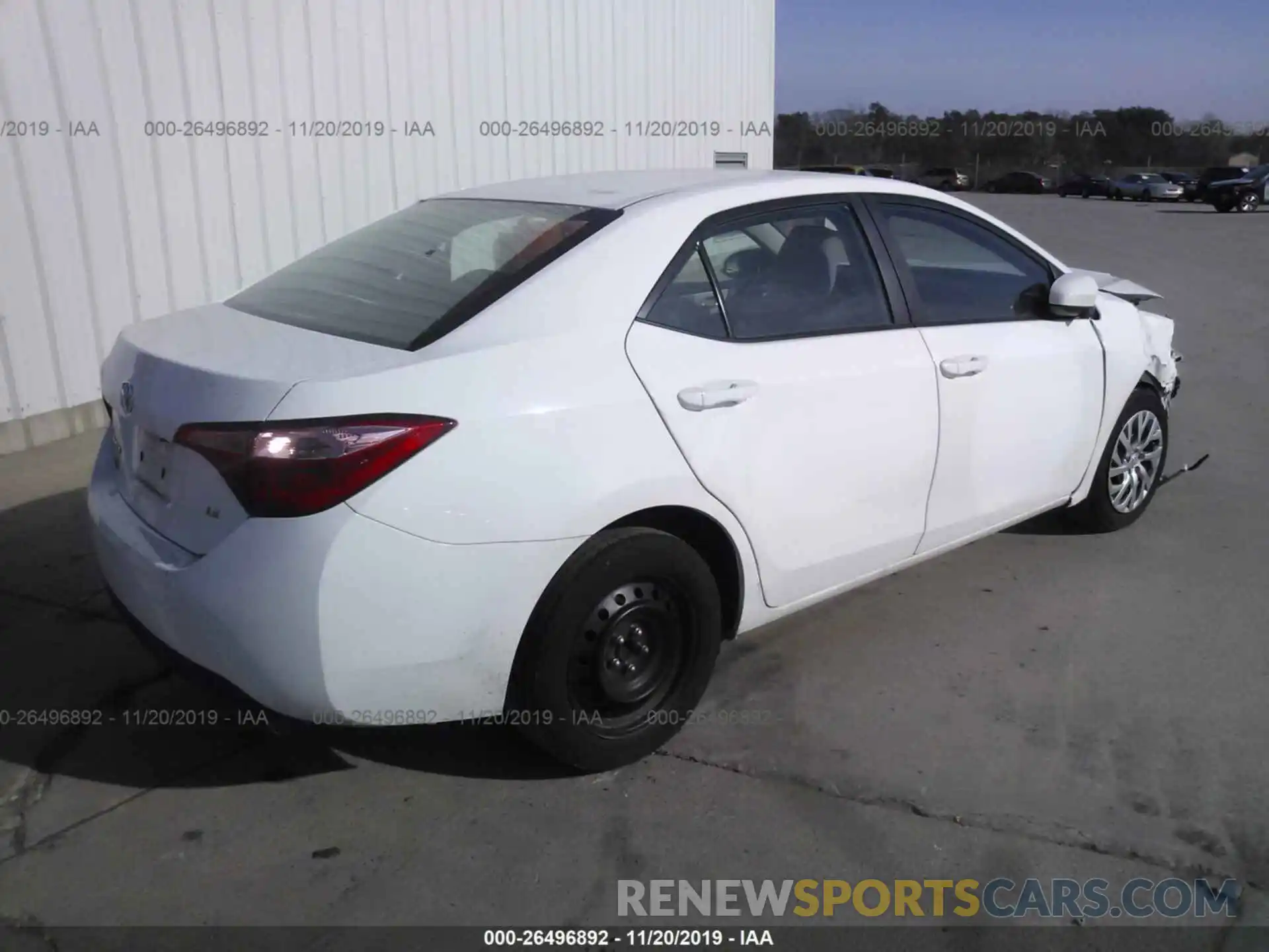 4 Photograph of a damaged car 2T1BURHE5KC165178 TOYOTA COROLLA 2019