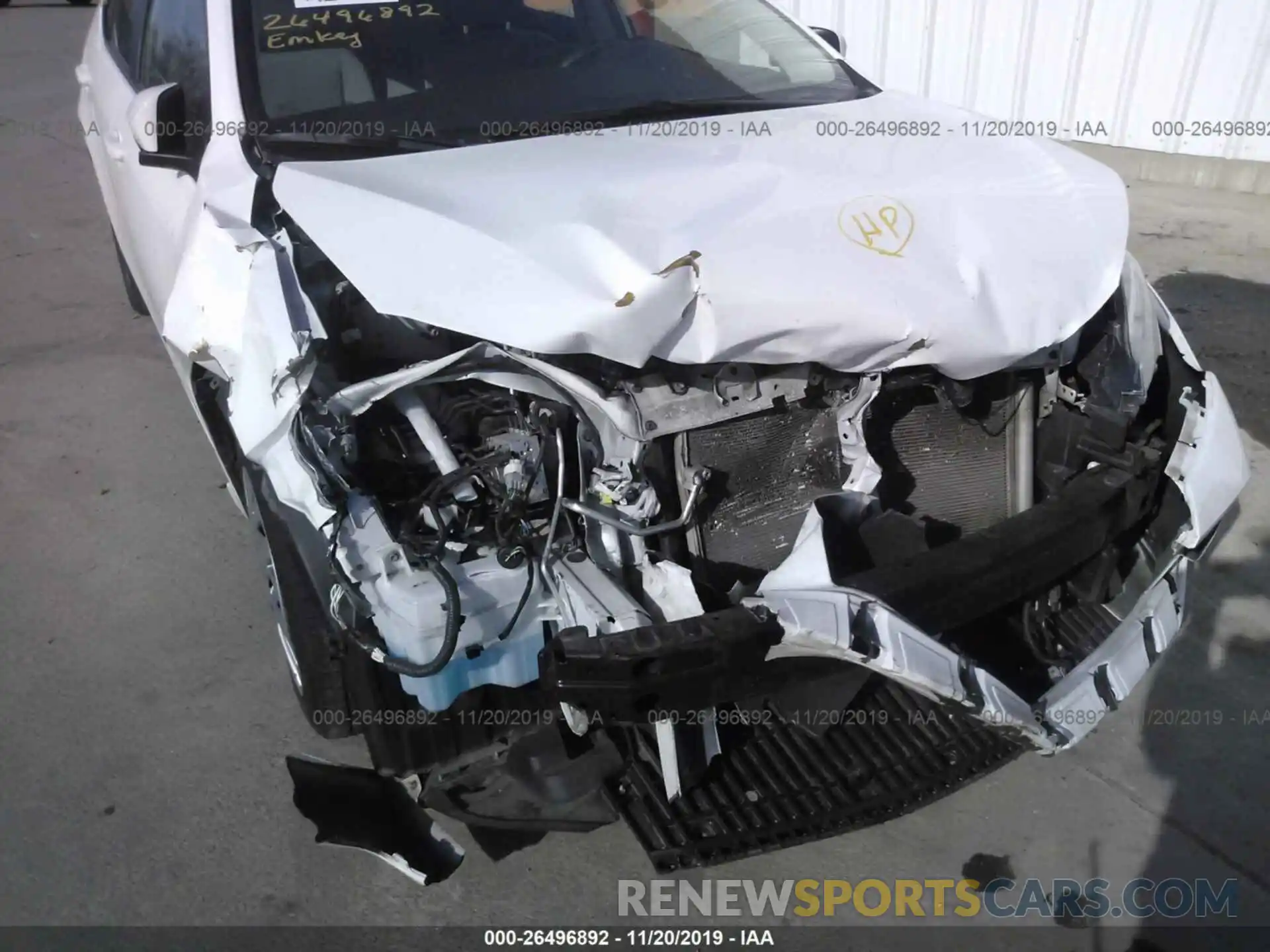 6 Photograph of a damaged car 2T1BURHE5KC165178 TOYOTA COROLLA 2019