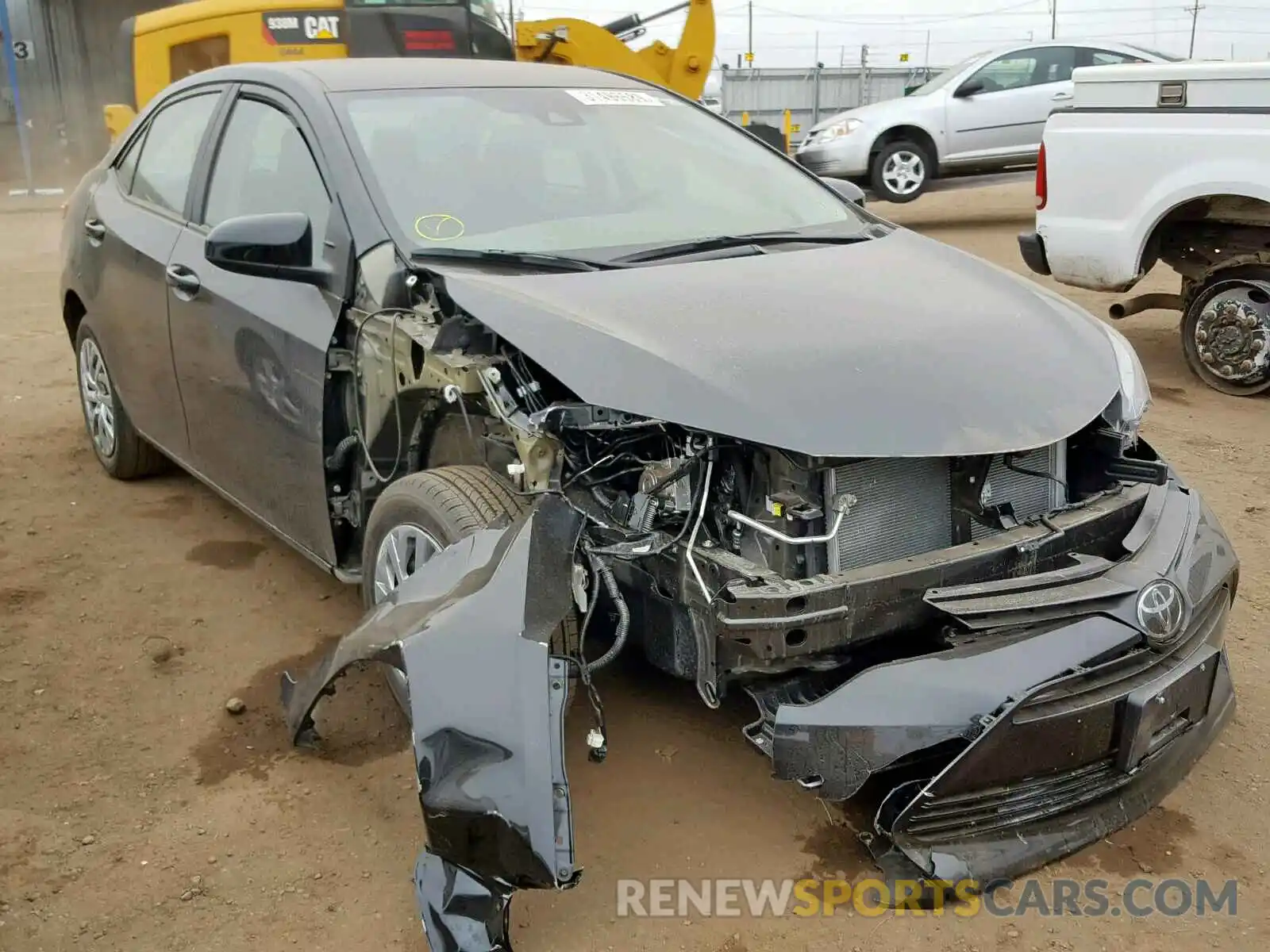 1 Photograph of a damaged car 2T1BURHE5KC165245 TOYOTA COROLLA 2019