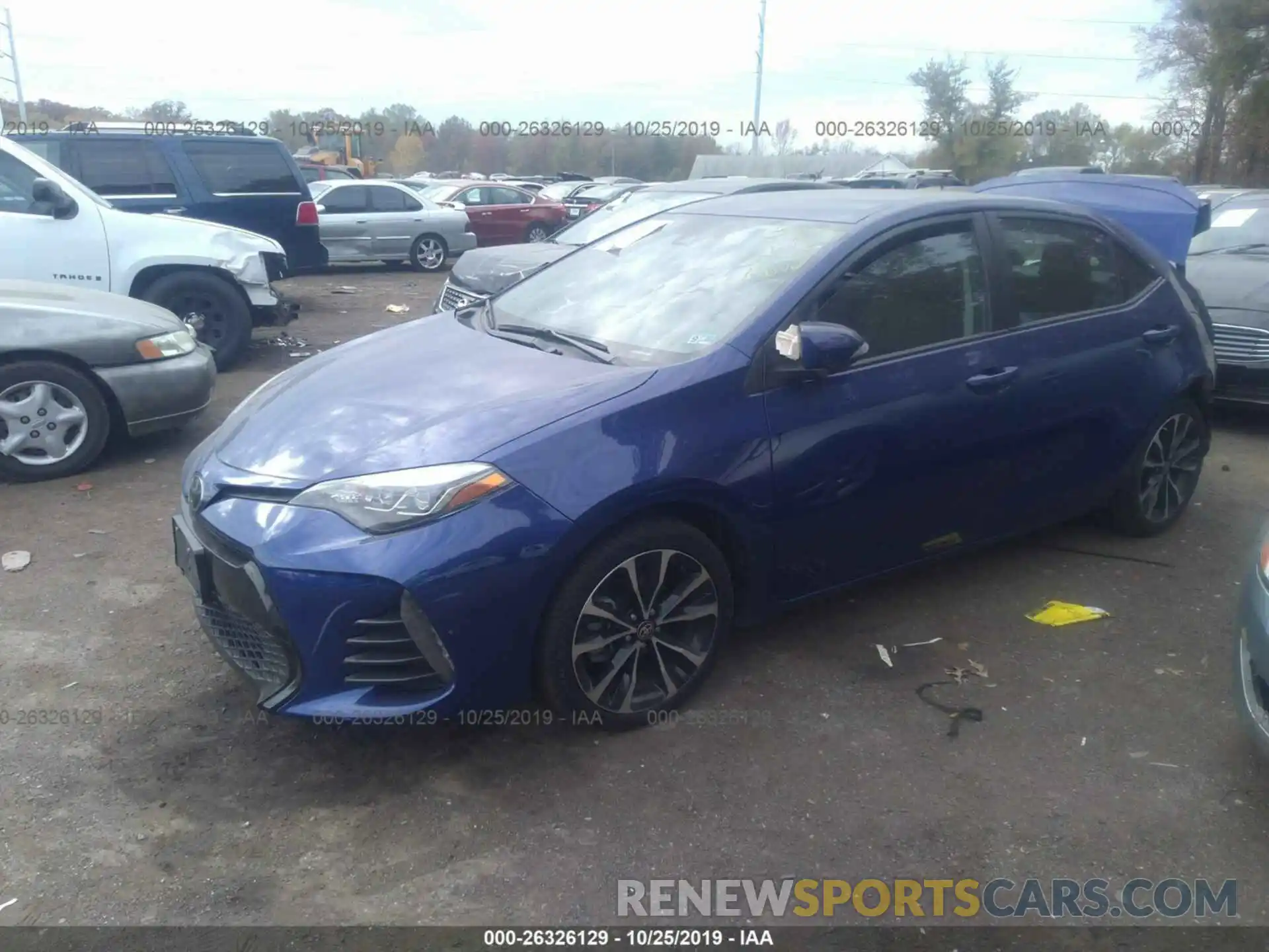 2 Photograph of a damaged car 2T1BURHE5KC165651 TOYOTA COROLLA 2019