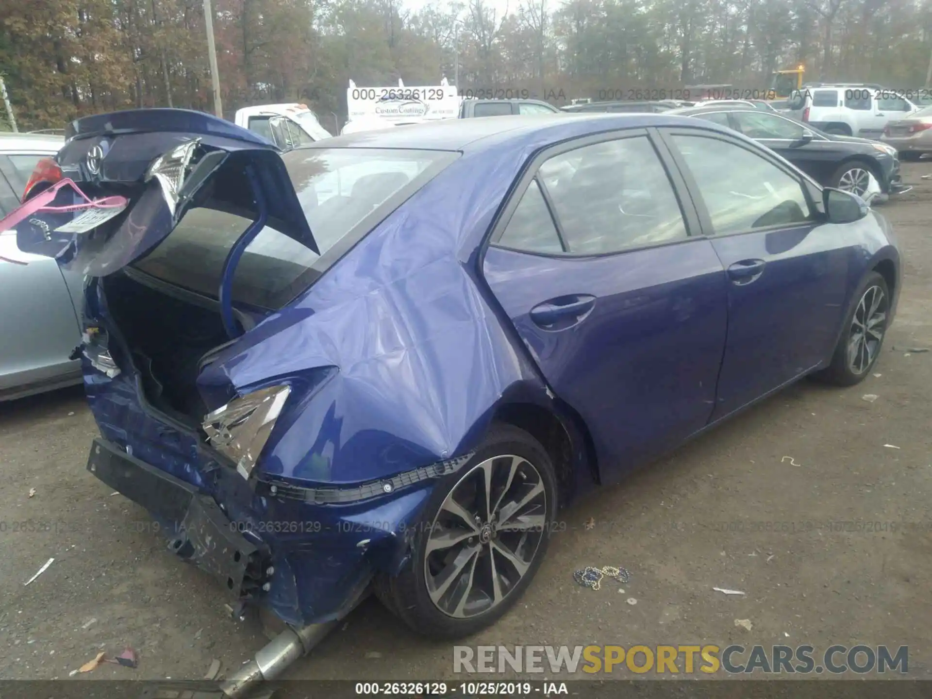 4 Photograph of a damaged car 2T1BURHE5KC165651 TOYOTA COROLLA 2019