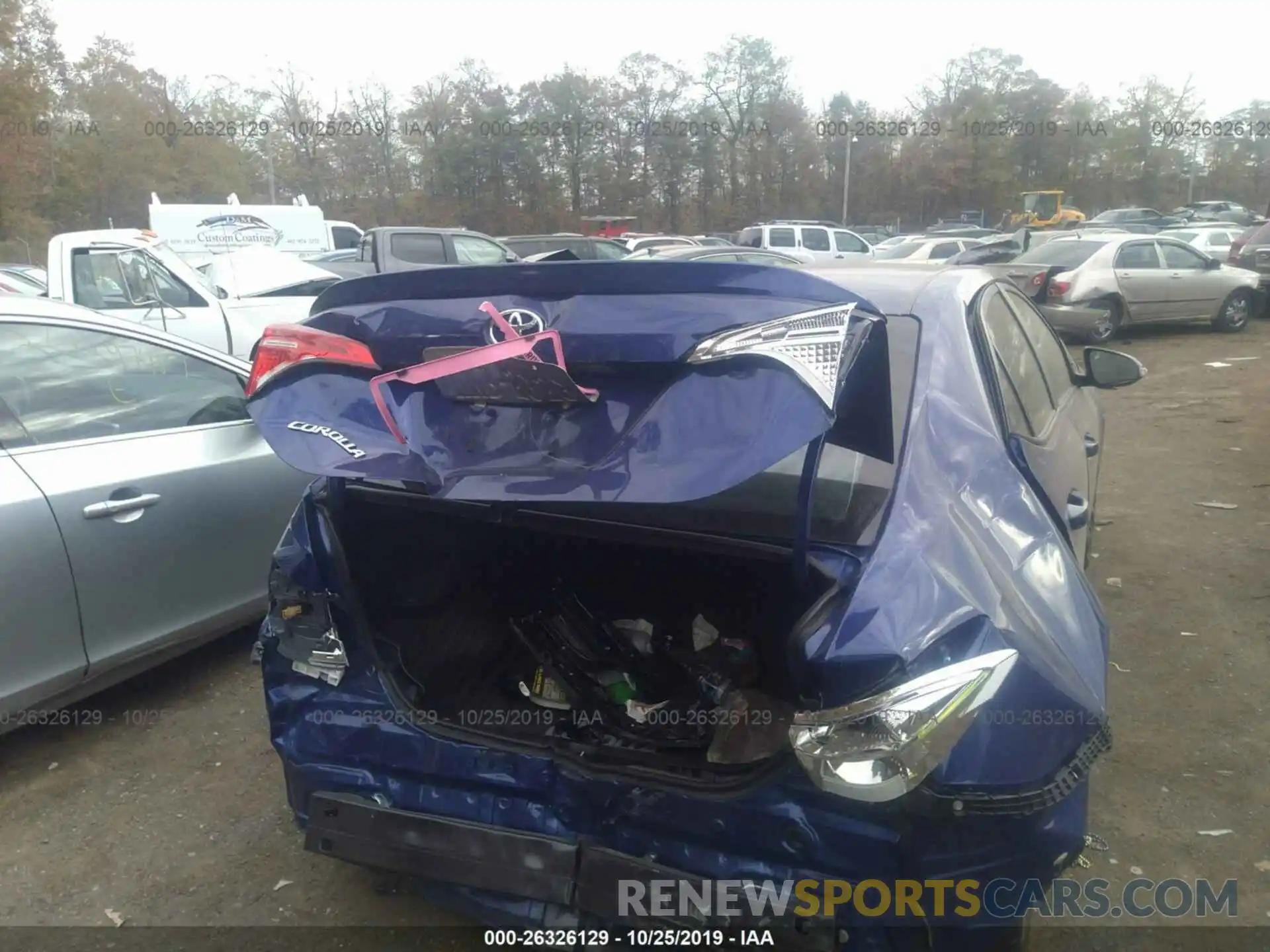 6 Photograph of a damaged car 2T1BURHE5KC165651 TOYOTA COROLLA 2019