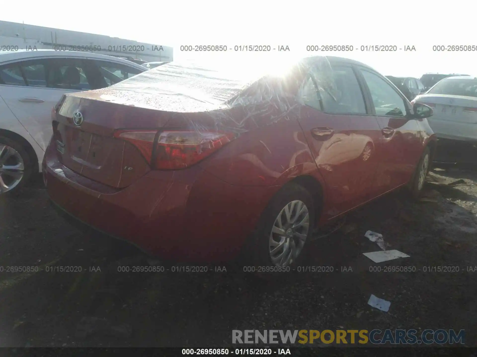 4 Photograph of a damaged car 2T1BURHE5KC165780 TOYOTA COROLLA 2019