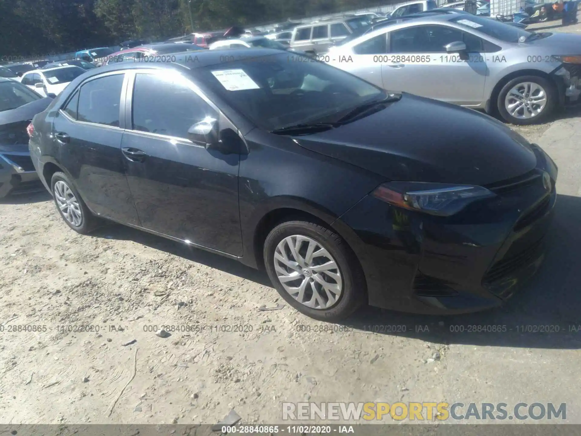 1 Photograph of a damaged car 2T1BURHE5KC165908 TOYOTA COROLLA 2019